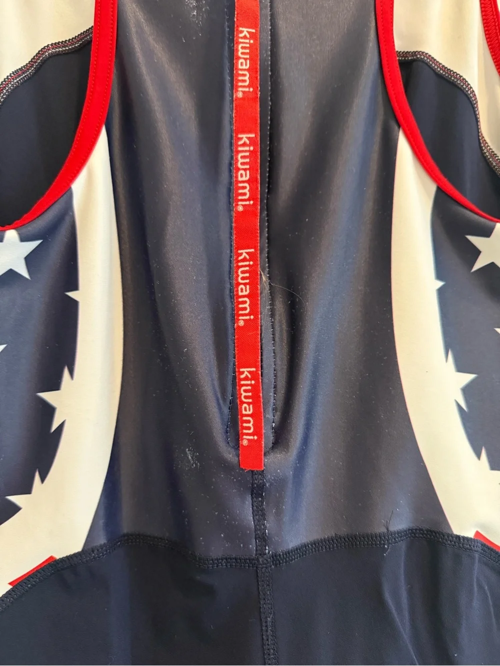 Kiwami USA Red, White & Blue Triathlon Suit Size Large